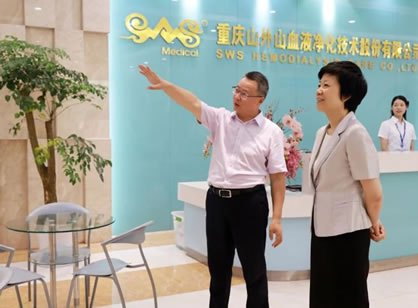 重慶市市委常委、紀委書記宋依佳一行蒞臨山外山公司調研